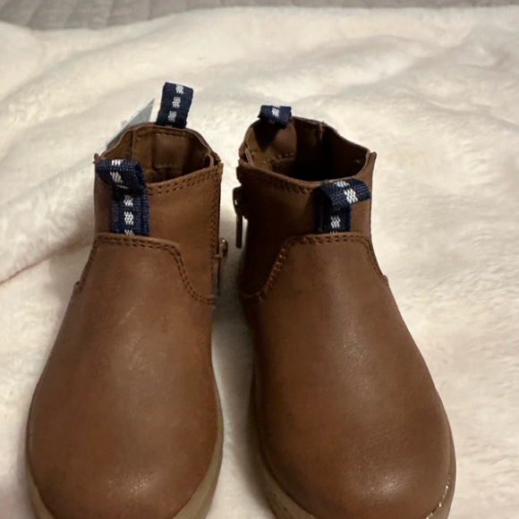 Cat & Jack Tan Kids Boots - Picture 2 of 3